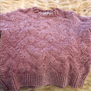 Michael Stars Textured Mauve Sweater